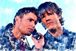 photoViva app draw picture of 2 men
