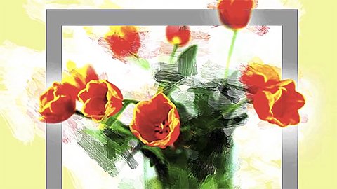photoViva App draw on picture of flowers