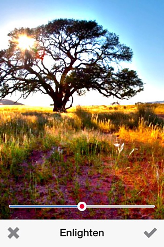 photoViva app draw on pictures enlighten feature